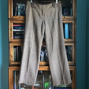 Tweed Wool Trousers 8 Cassidy Fit Wide Leg The Limited VGC Lined Warm Work Pants